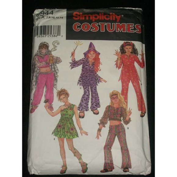 Simplicity Other - Simplicity Halloween Costumes 9944 Genie Diva